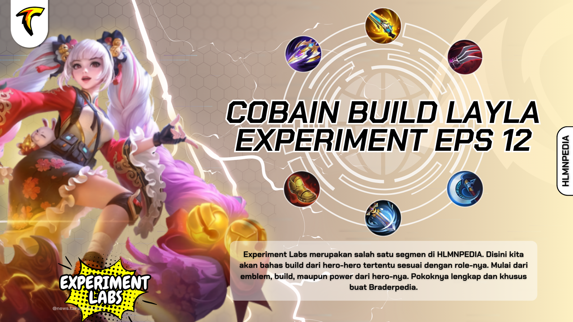 Cobain Build Layla Ini, Jangkauan Serangannya Jauh Banget - Experiment Labs Episode 12